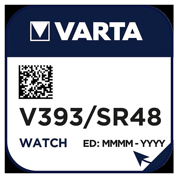 VARTA Uhren-Batterie 1,55V/77mAh/Silber V 393 Stk.1